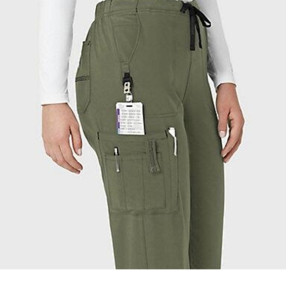 Carhartt Cargo Pants Force Women's Scrub 3XL Army Green - Picture 1 of 14